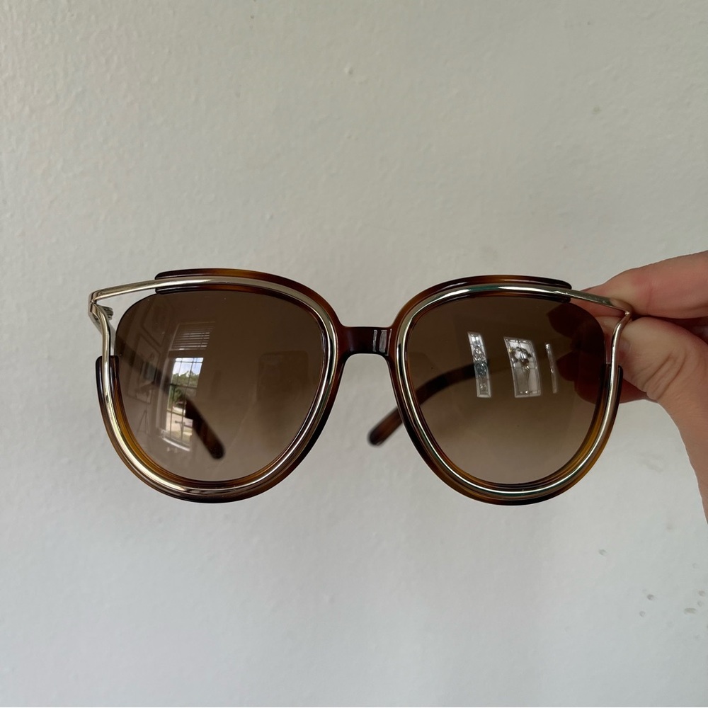 Chloe oversized cat eye sunglasses